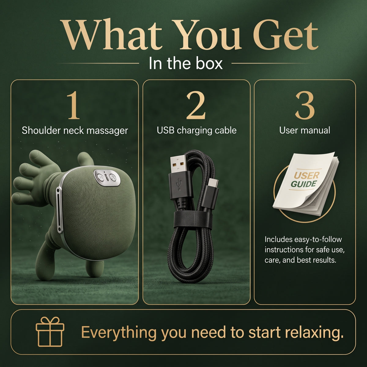 NeckEase™ Deep Tissue Neck & Shoulder Massager